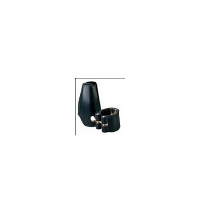 Abrazadera saxo alto Vandoren cuero LC-27L