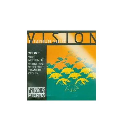Set de cuerdas violín Thomastik Vision Titanium solo VIT100 bola medium
