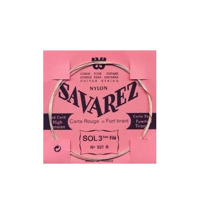 Cuerda Savarez 3ª Carta Roja 523-R