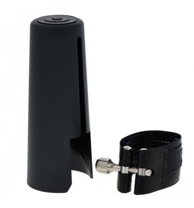 Abrazadera y boquillero clarinete bajo Rovner Dark 3RL