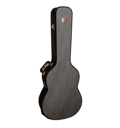 Estuche EK de madera bajo EMGEKBA frontal - instrumentos el diapason Olivares (Sevilla)