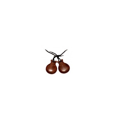 Castañuelas jale bubinga natural
