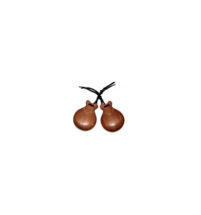 Castañuelas Jale caoba pulida
