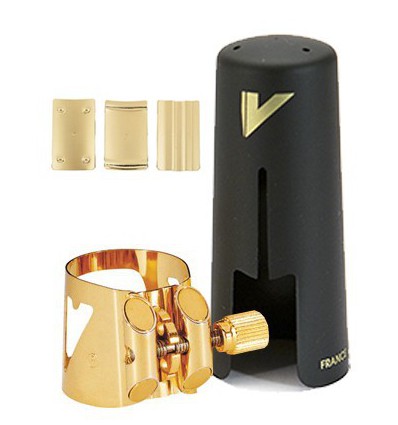 Abrazadera y Boquillero saxo tenor Vandoren Optimum LC-08P