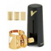 Abrazadera y Boquillero saxo tenor Vandoren Optimum LC-08P