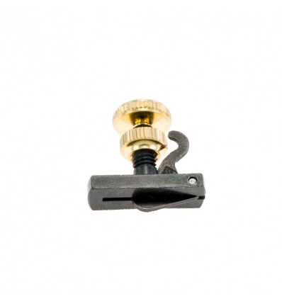 Afinador violín Wittner 4/4-3/4 lazo negro tornillo dorado
