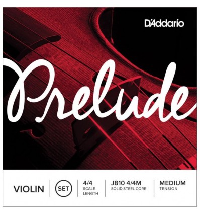 Set de cuerdas violín Dáddario Prelude J810 bola medium