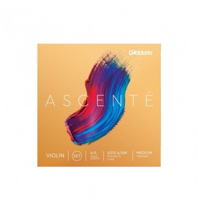 Set de cuerdas violín D´Addario Ascenté A310 bola medium