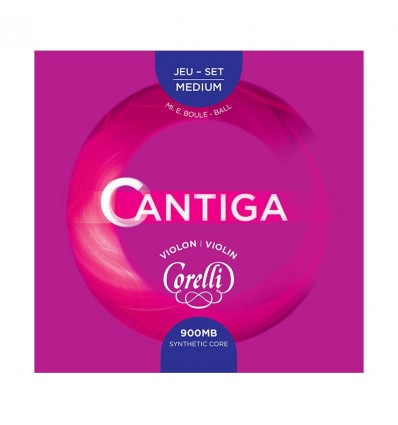 Set de cuerdas violín Corelli Cantiga 900MB bola medium