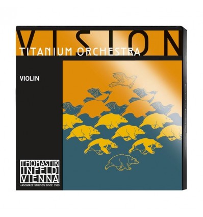 Set de cuerdas para violín Thomastik Vision Titanium Orchestra VIT100O Bola medium