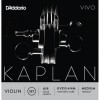 Set de cuerdas para violín D'Addario Kaplan Vivo KV310 bola medium