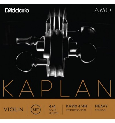 Set de cuerdas para violín D'Addario Kaplan Amo KA310 bola medium