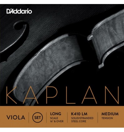 Set de cuerdas viola D´addario Kaplan K410 LM Long