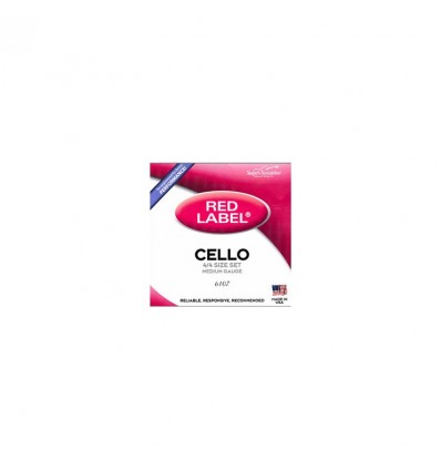 Set de cuerdas Cello Super-Sensitive Red Label medium