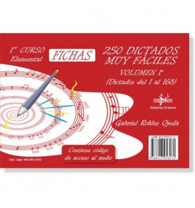 250 Dictados muy fáciles. Volumen 1. Gabriel Robles Ojeda