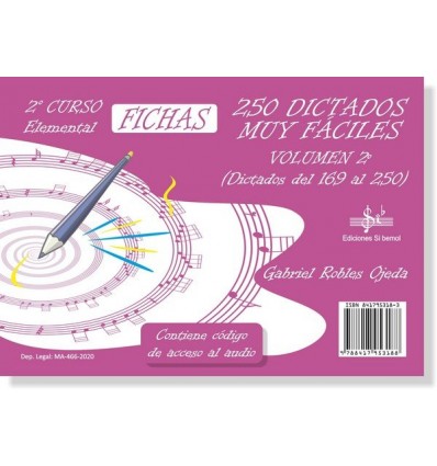 250 Dictados muy fáciles. Volumen 2. Gabriel Robles Ojeda