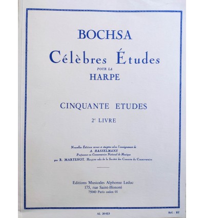 Bochsa 50 études vol2. Arpa