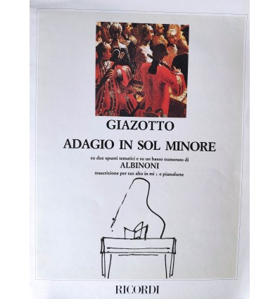 Adagio Albinoni en SOL m para saxo y piano