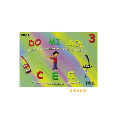 Libro Do Mi Sol 3. Cuaderno de Ejercicios Musicales. Real Musical