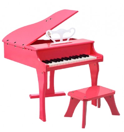 Piano de cola eléctrico infantil rosa