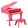 Piano de cola eléctrico infantil rosa