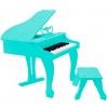 Piano de cola eléctrico infantil turquesa