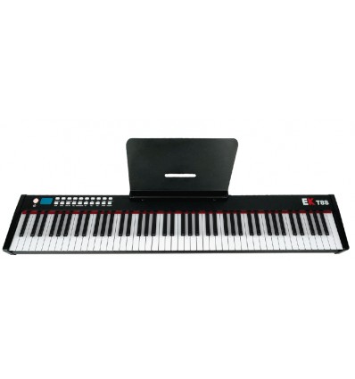 Piano de escenario con batería recargable EKT88