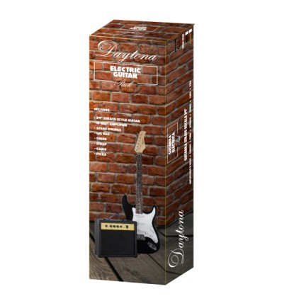 Pack guitarra eléctrica DAYTONA tipo Stratocaster
