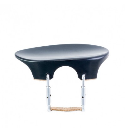Barbada central para violín Flesh-Flat madera dura ebonizada