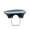Barbada central para violín Flesh-Flat madera dura ebonizada