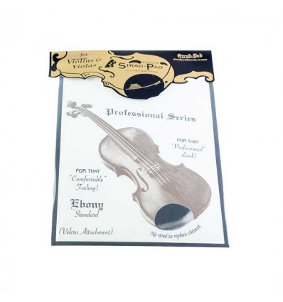 Protector barbada para violín y viola Strad Pad ébano Standard