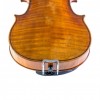 Barbada viola lateral sobre cordal Guarneri ébano trasera