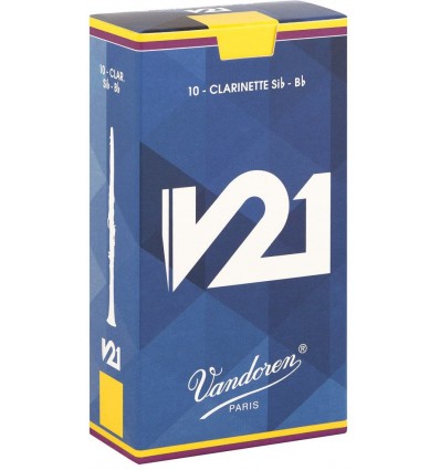Caja de cañas clarinete Vandoren V21 3 1/2+