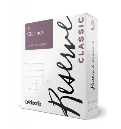 Cañas clarinete D´addario Reserve classic 4
