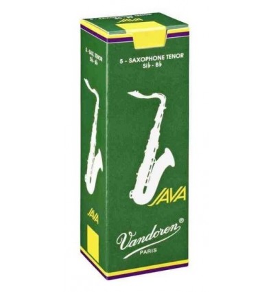 Cañas saxo tenor Vandoren Java verde 3 1/2