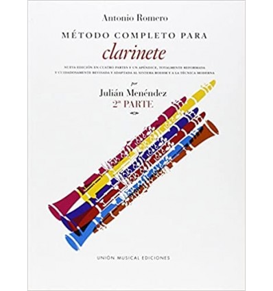 Método Completo para Clarinete. Antonio Romero. 2ª Parte