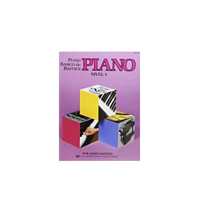 Piano Básico de Bastien. Nivel 1.