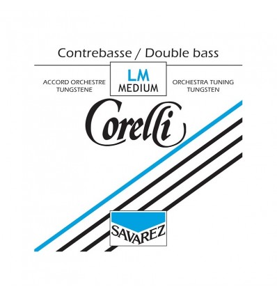 Set de cuerdas Contrabajo Corelli Tungsteno 370M Medium
