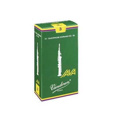 Cañas saxo soprano Vandoren java 3