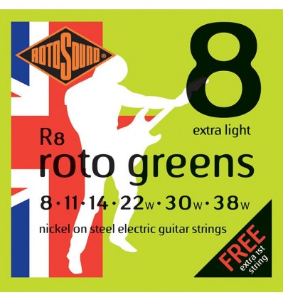 Set guitarra eléctrica Rotosound 8-38