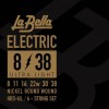 Set cuerdas guitarra eléctrica La Bella HRS Blues 8-38