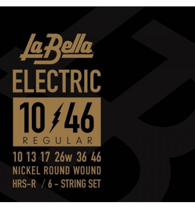 Set cuerdas guitarra eléctrica La Bella HRS Regular 10-46