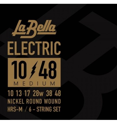 Set cuerdas guitarra eléctrica La Bella HRS Medium 10-48