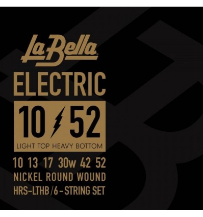 Set cuerdas guitarra eléctrica La Bella HRS LTHB 10-52