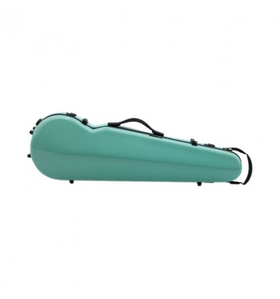 Estuche violín Rapsody Rainbow forma 4/4 celeste