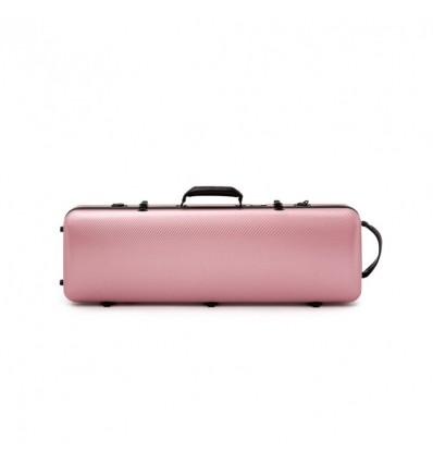 Estuche violín Artist Dynamic policarbonato rectangular rosa